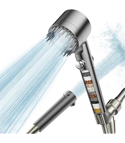 Gemmove Handheld Multi Ionizer Showerhead – Premium Ion Water Anti